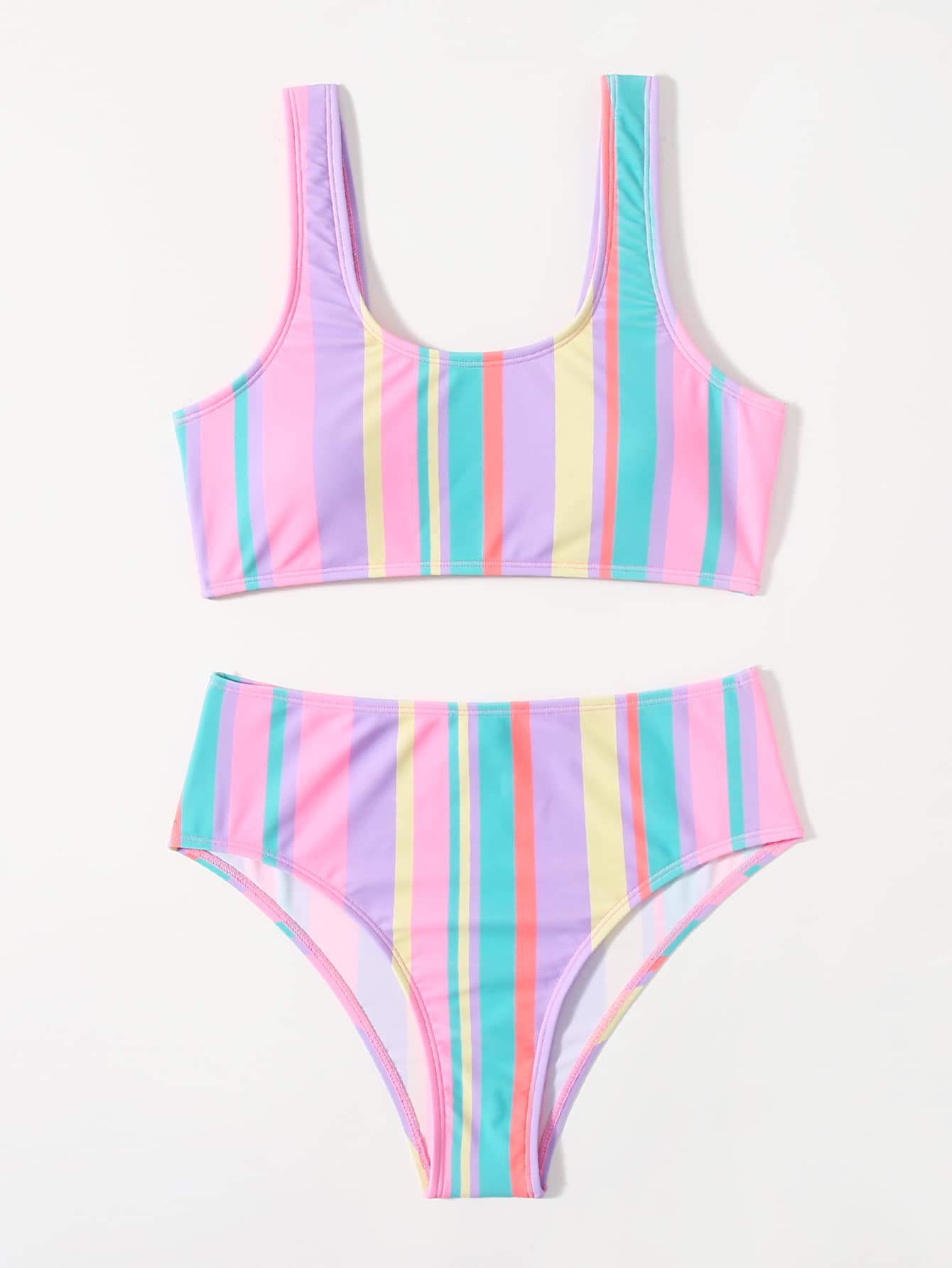 Striped Bikini Swimsuit