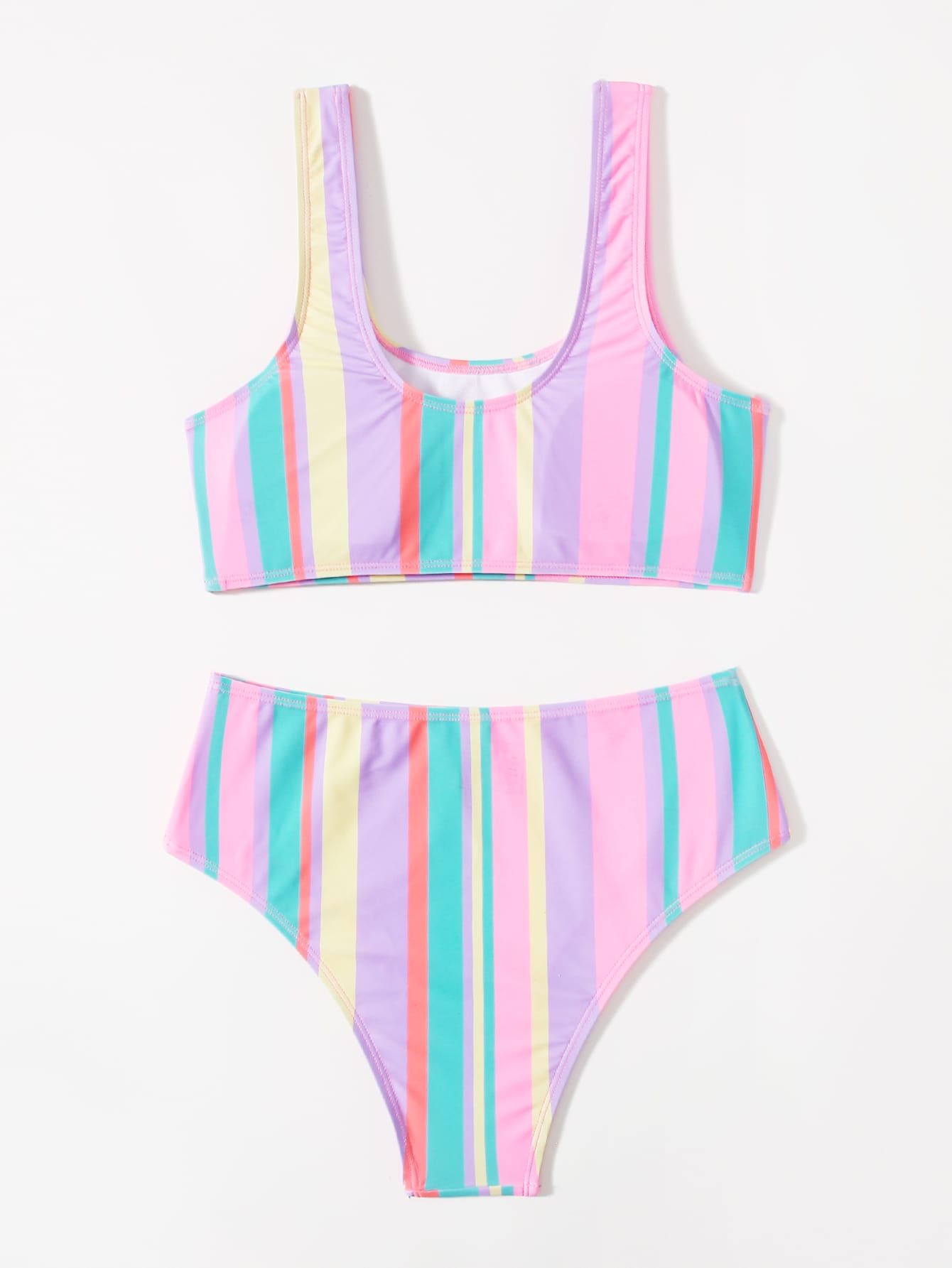 Striped Bikini Swimsuit