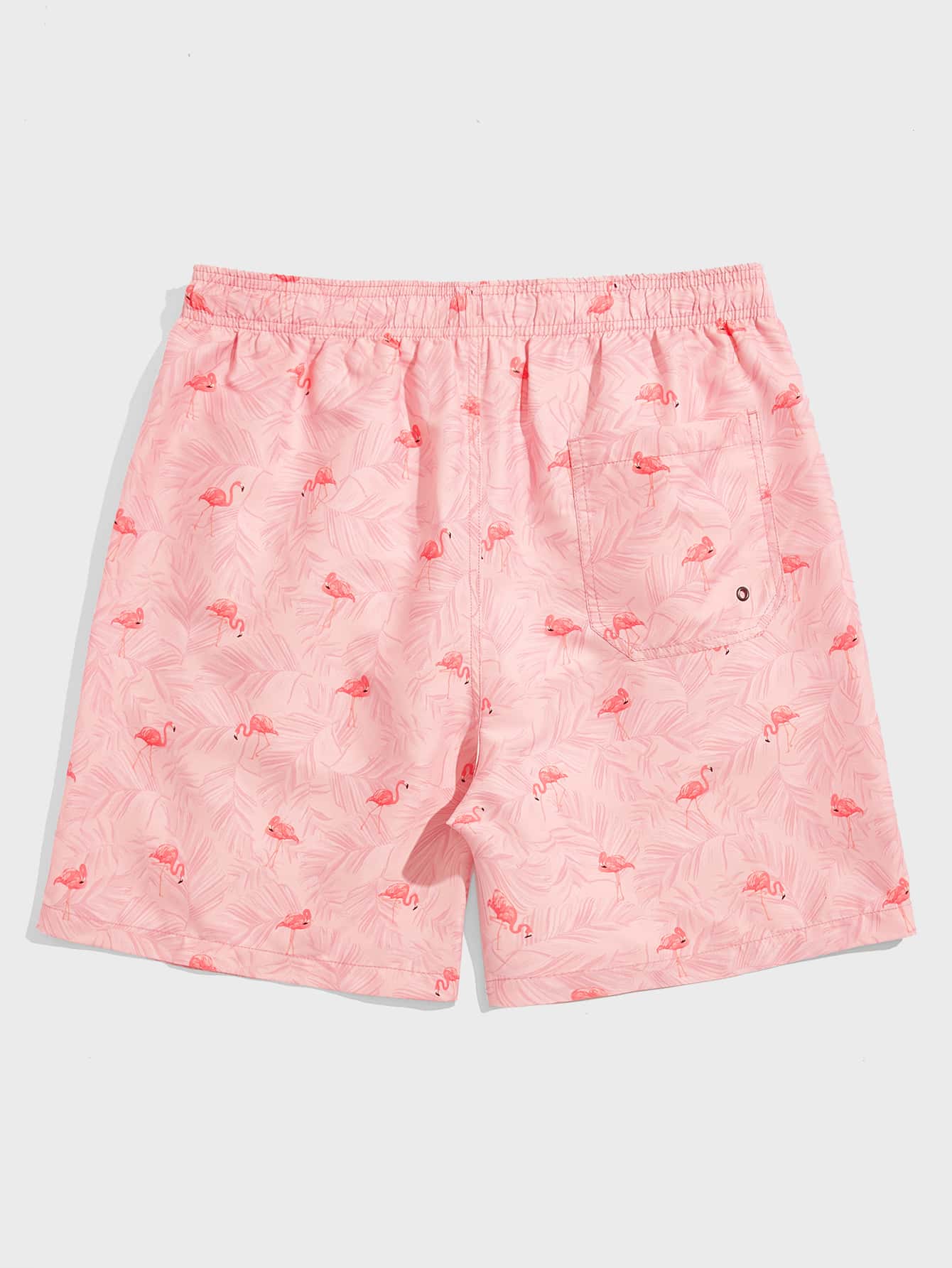 Men Flamingo Swim Trunks