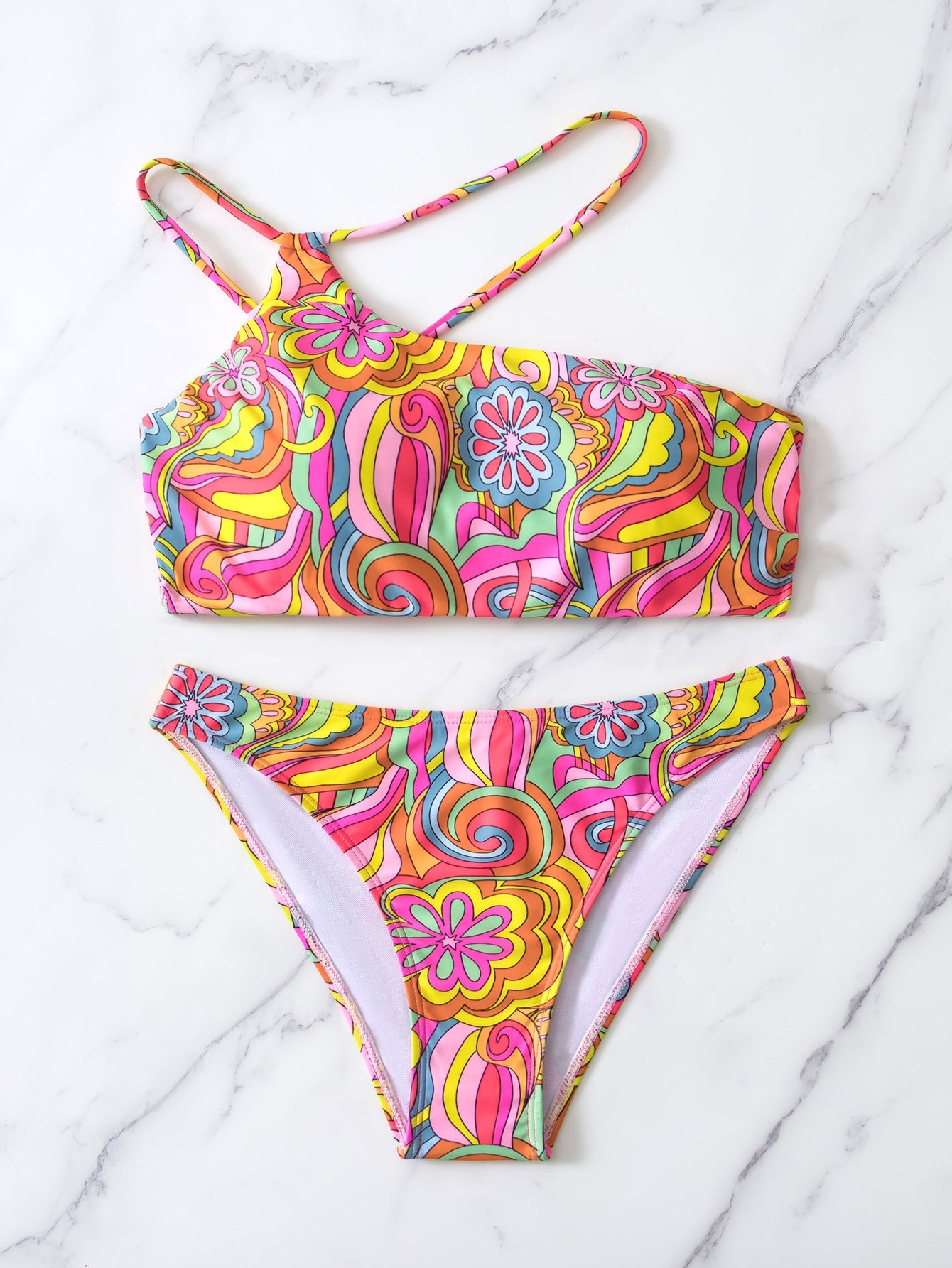 Asymmetrical Bikini Swimsuit