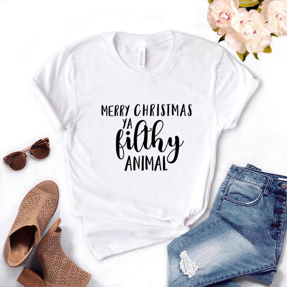 "Merry Christmas Ya Filthy Animal" Holiday Tee