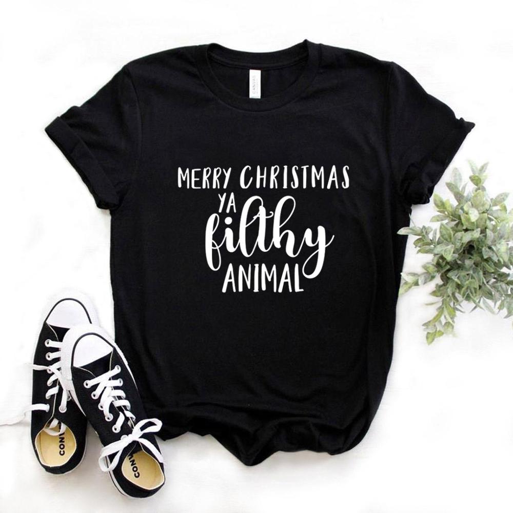 "Merry Christmas Ya Filthy Animal" Holiday Tee