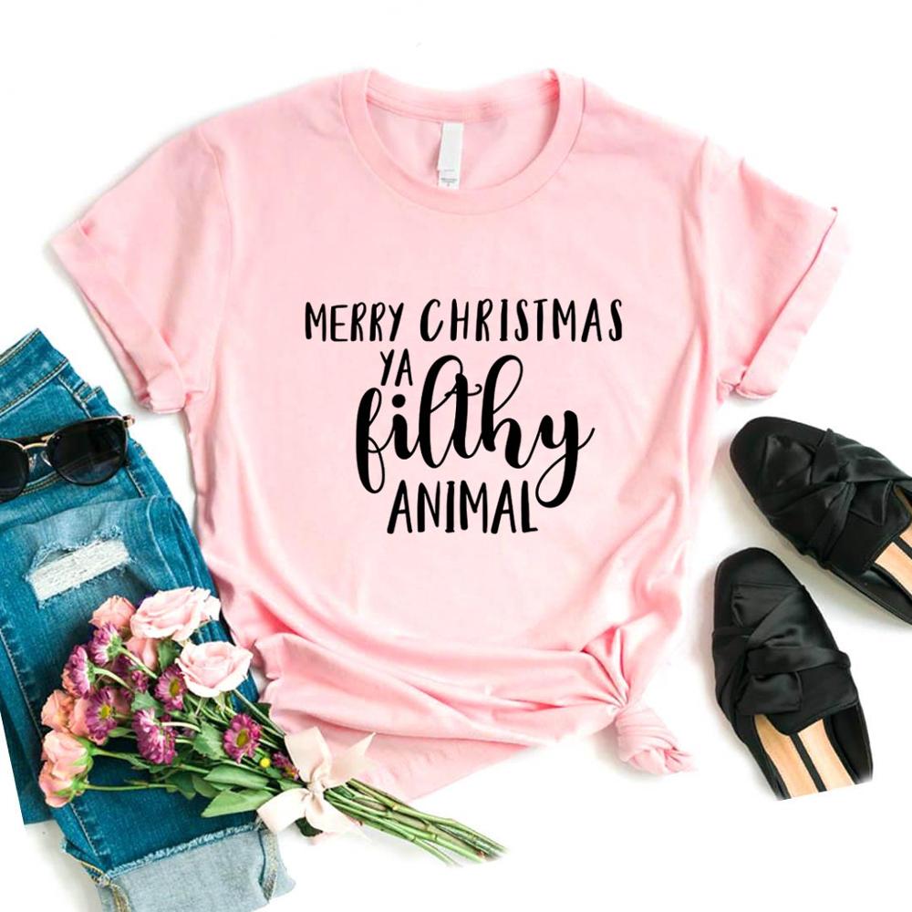 "Merry Christmas Ya Filthy Animal" Holiday Tee