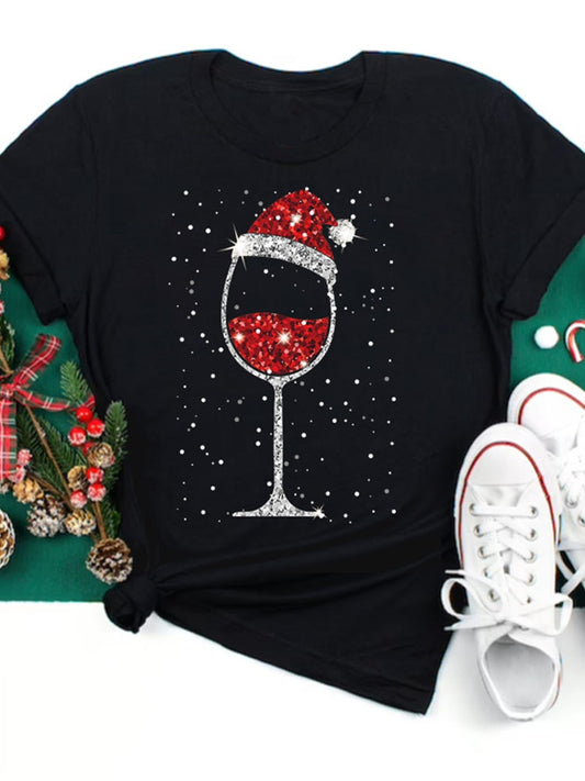 Christmas Wine & Spirit T-Shirt